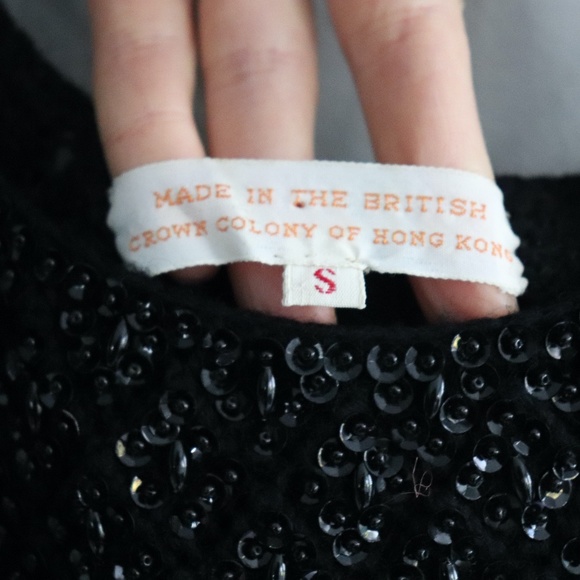 British Crown Colony Sequin Top (Vintage) - Picture 8 of 10